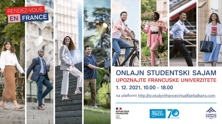 Onlajn studentski sajam: upoznajte francuske univerzitete decembar